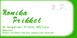 monika prikkel business card